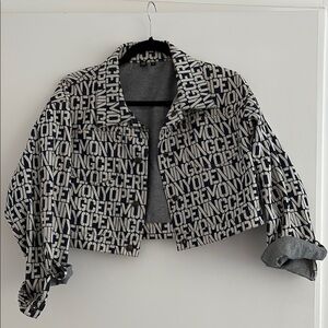 Opening Ceremony Cropped Denim Jacket